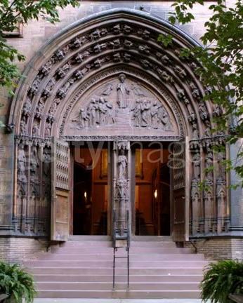 The entrance to St Columba’s