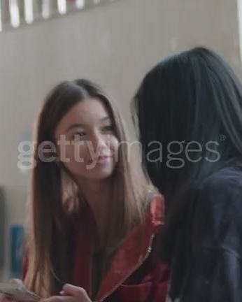 People in conversation — designer reference image